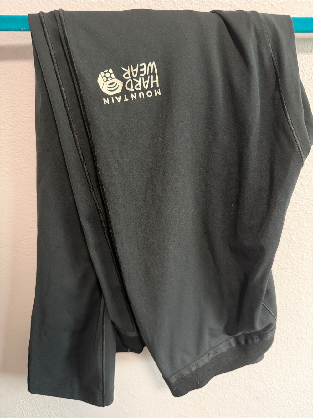 Mountain Hardwear Black Athletic Leggings with Logo